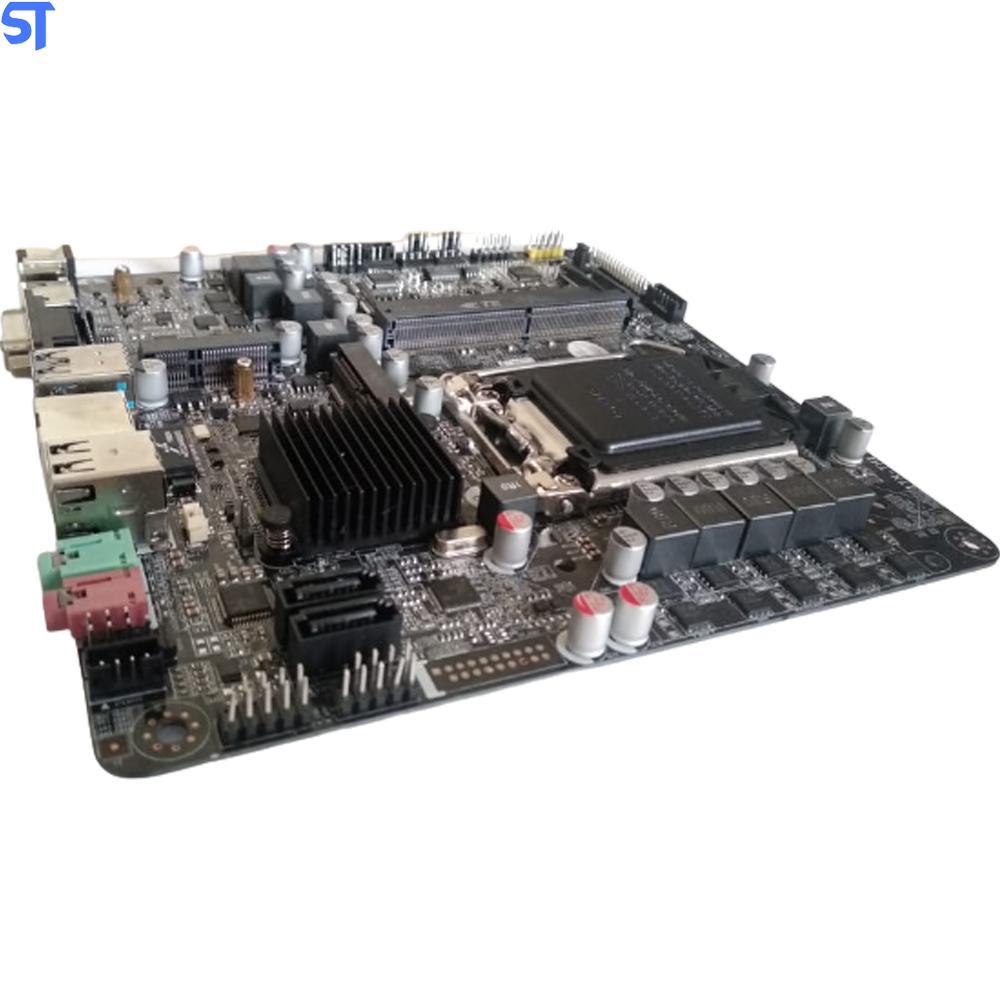 Miniatura Placa Mãe Mini Itx Soquete Lga 1151 Ddr4 Machinist H110 Mini