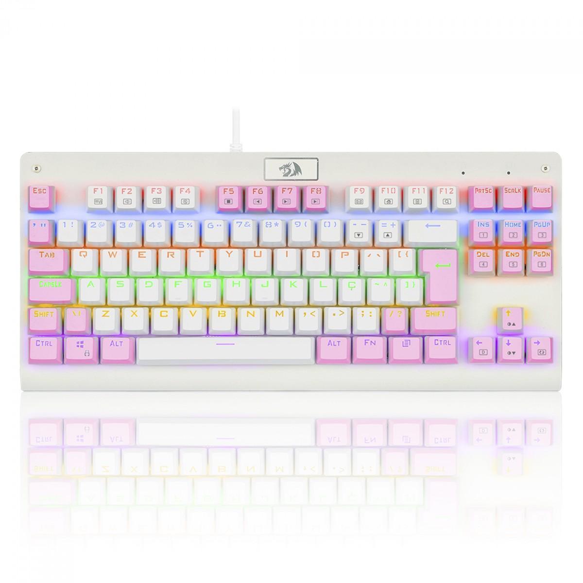 Miniatura Teclado Gamer Redragon Dark Avenger Rainbow Sw Blue K568Wp-R