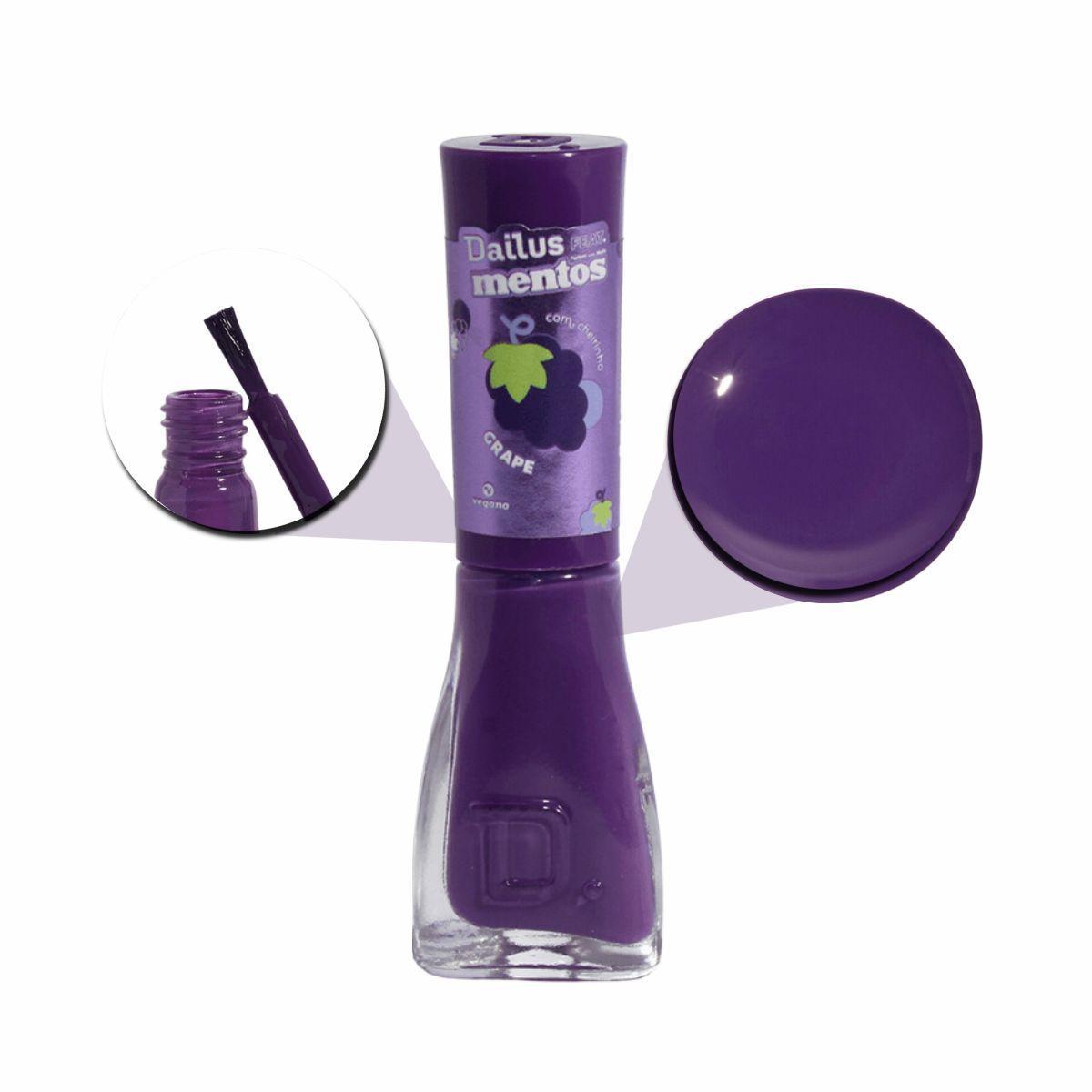 Miniatura Esmalte Dailus Grape - Roxo com Cheirinho de Uva