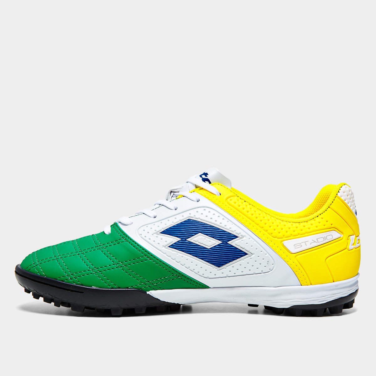 Chuteira Society Lotto Stadio Potenza Unissex Amarelo+Verde - 37