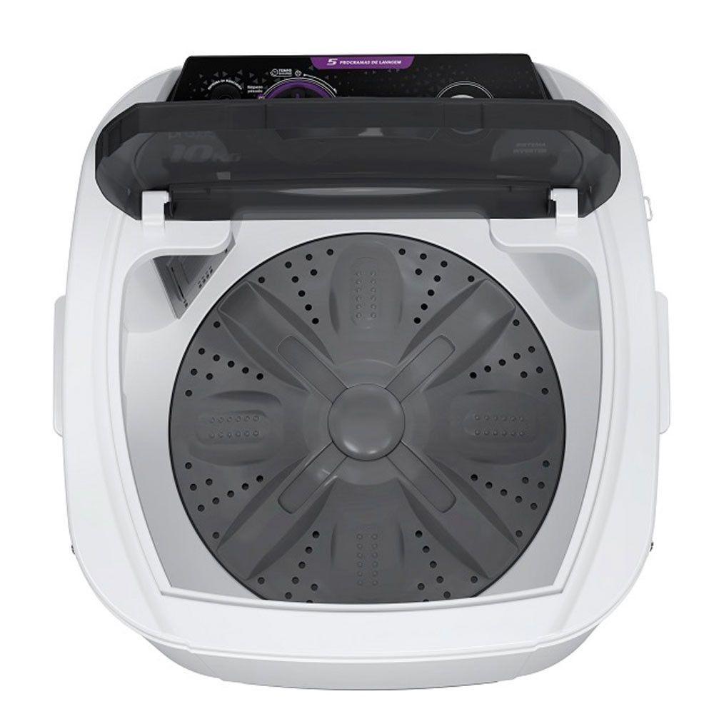 Miniatura Máquina De Lavar Roupas 10kg Semiautomática Praxis Branco 220V
