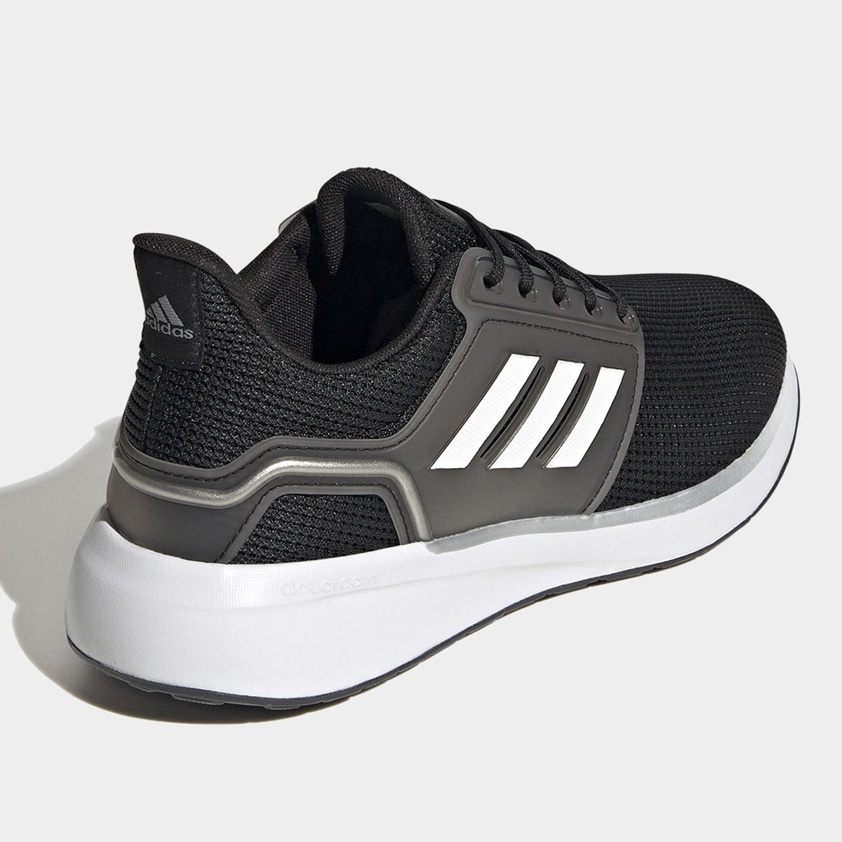 Miniatura Tênis Adidas EQ19 Preto+Prata - 34