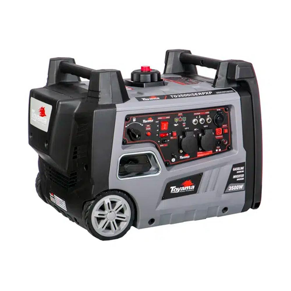 Miniatura Gerador Gasolina 3,5kva Digital TG3500ISPERXP Partida Elétrica 220v TOYAMA