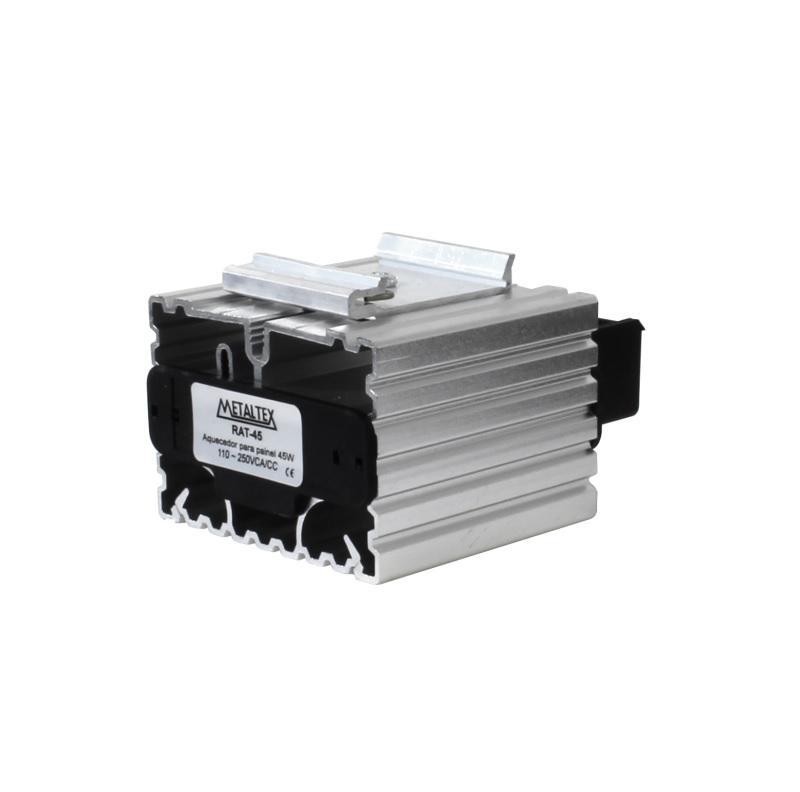 Miniatura Aquecedor Para Painel 45W 110/220V Rat - Metaltex