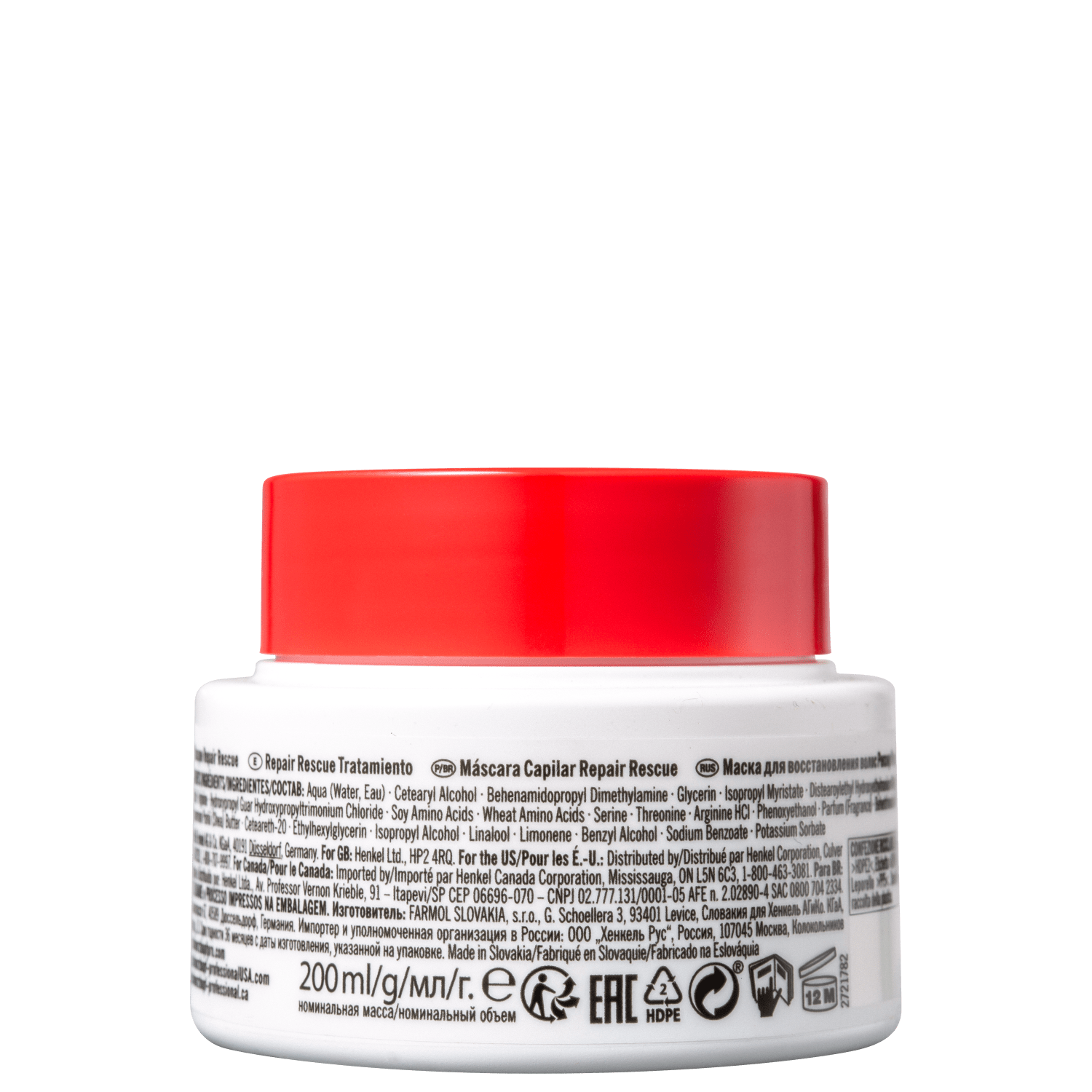 Miniatura Schwarzkopf Professional BC Bonacure Clean Performance Repair Rescue - Máscara Capilar 200ml