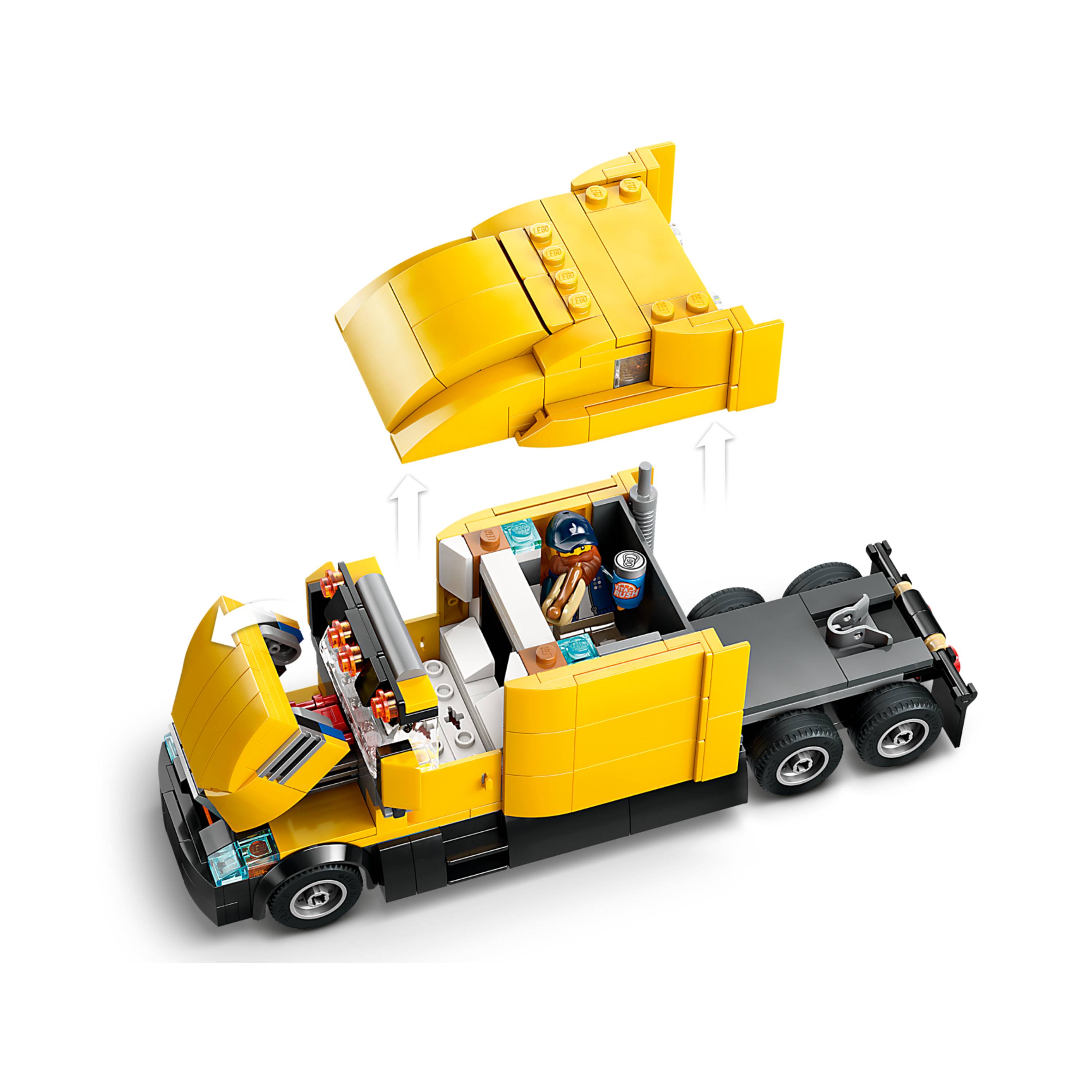 Miniatura LEGO City - Caminhão de entrega amarelo