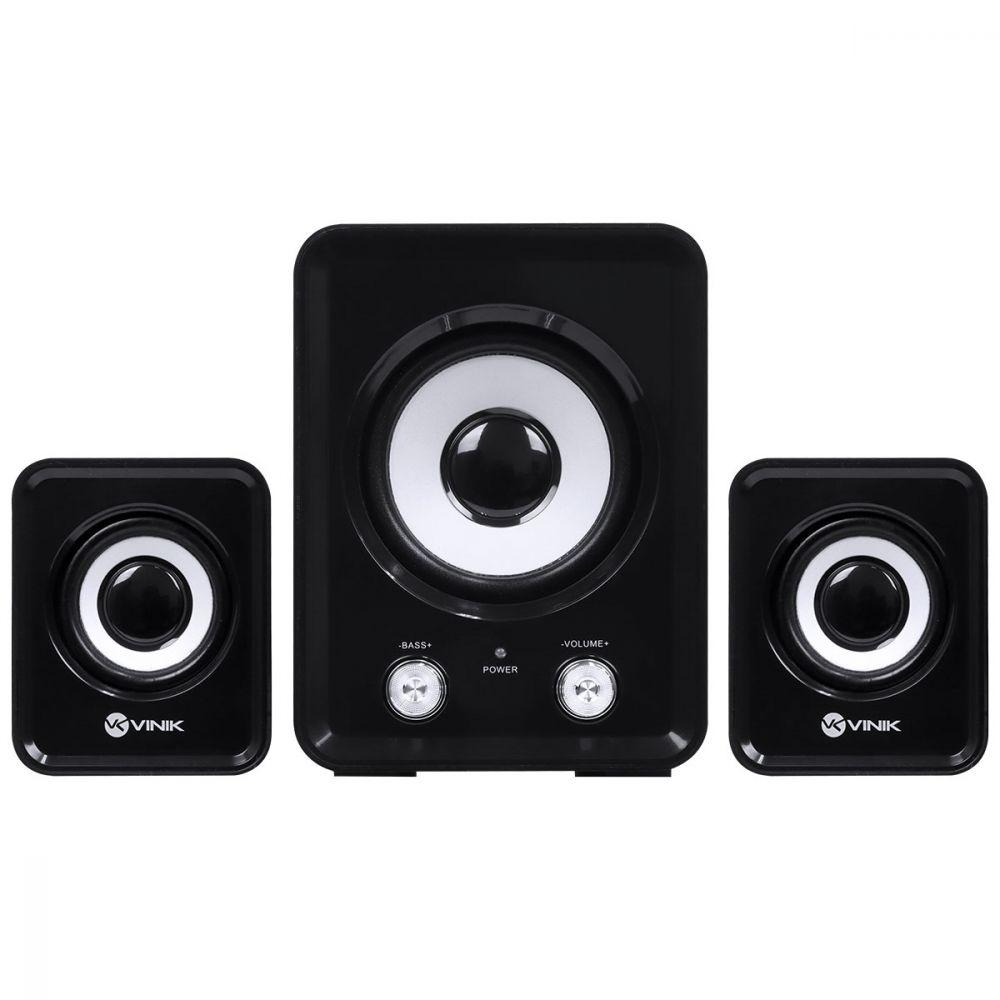 Miniatura Caixa De Som 2.1 Standard Way 11w Subwoofer + 2 Caixas Satélite - Cxst11w