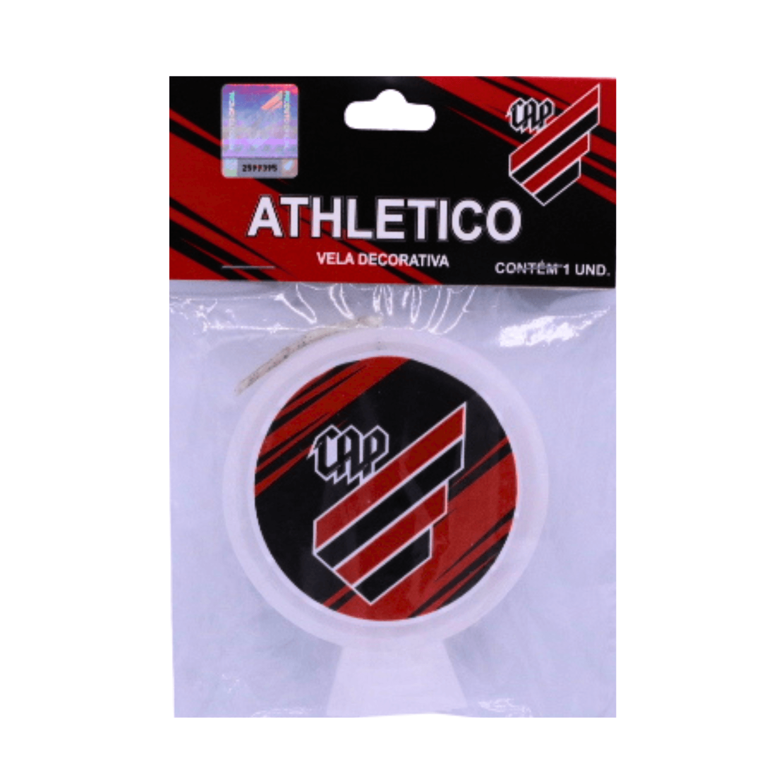 Miniatura Vela de Aniversário Athletico Paranaense - Personalize Sua Festa TAM UNICO