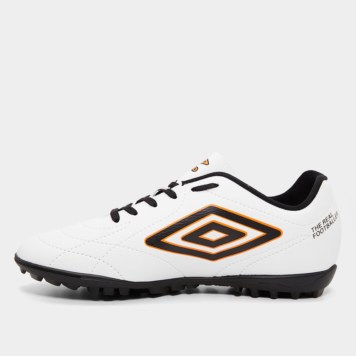 Chuteira Society Umbro Class Footballer Unissex Branco+Preto - 41