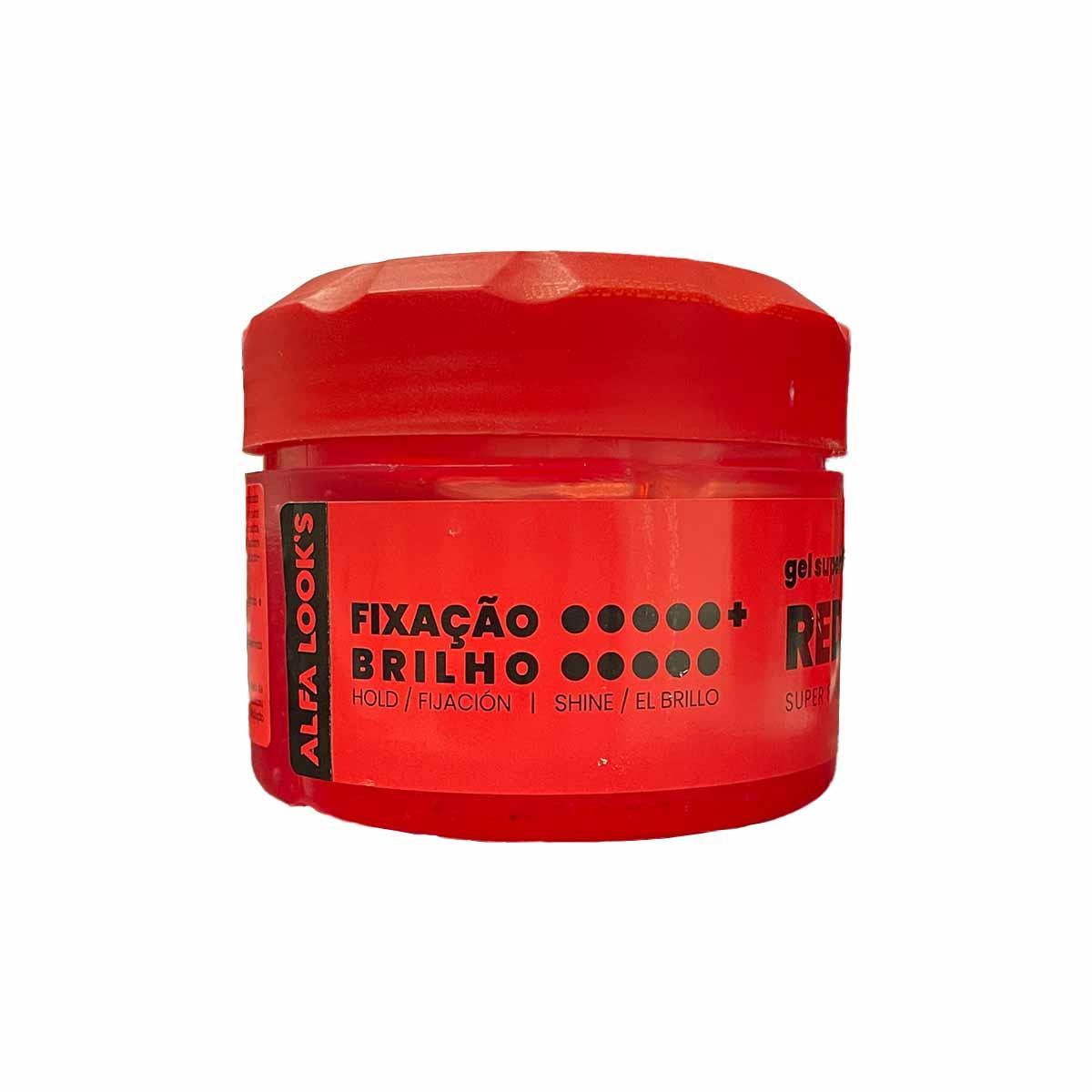 Miniatura Gel Para Cabelo Fixador Red Edition R11 250G Alfa Looks