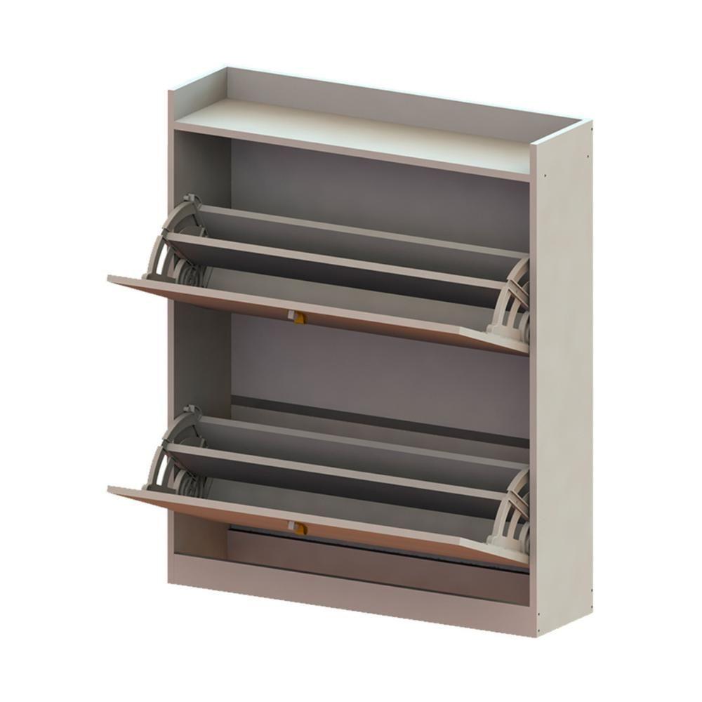 Miniatura Sapateira Com 2 Portas Articuladas 80cm Multimóveis Cr35270 Branco