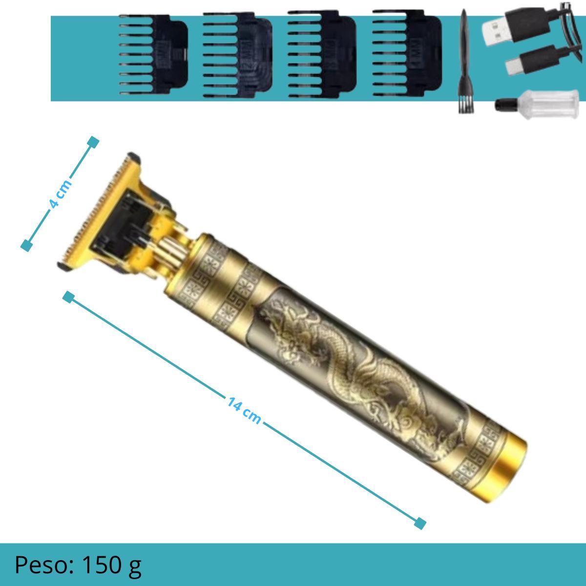 Miniatura Máquina De Cortar Cabelo Lâmina De Precisão Cor Preta