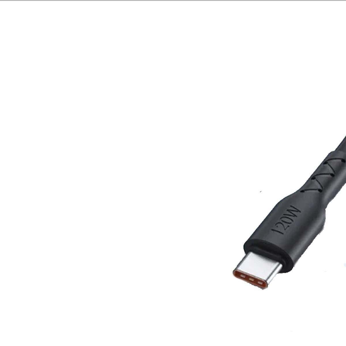 Miniatura Cabo De Dados E Carregamento Turbo Usb C X-Cell 120W 6.0 A