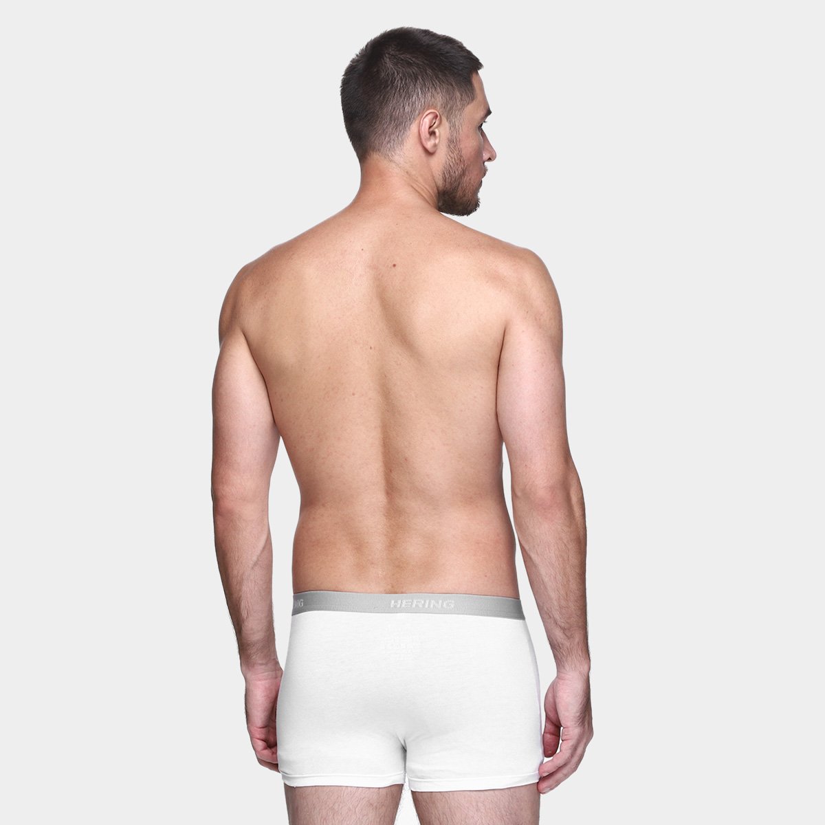 Miniatura Kit Cueca Boxer Hering 10 Peças Branco - EGG