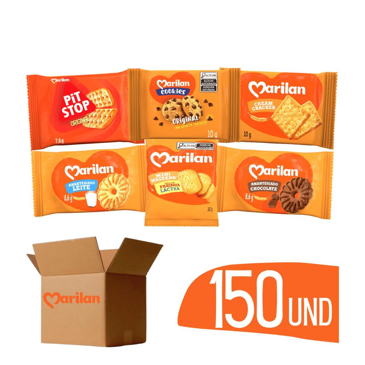 Miniatura Biscoito Em Sache Marilan Sortidos Todos Os Sabores - 150 Un