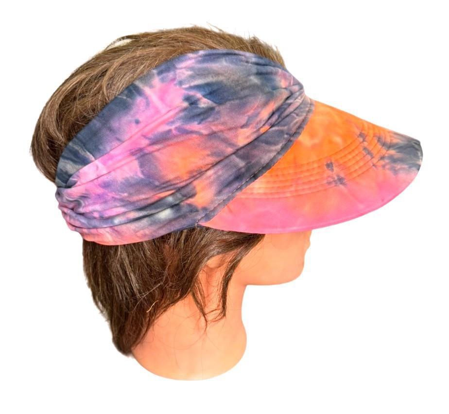 Miniatura Chapeu Viseira Com Proteção Solar Colorida Turbante
