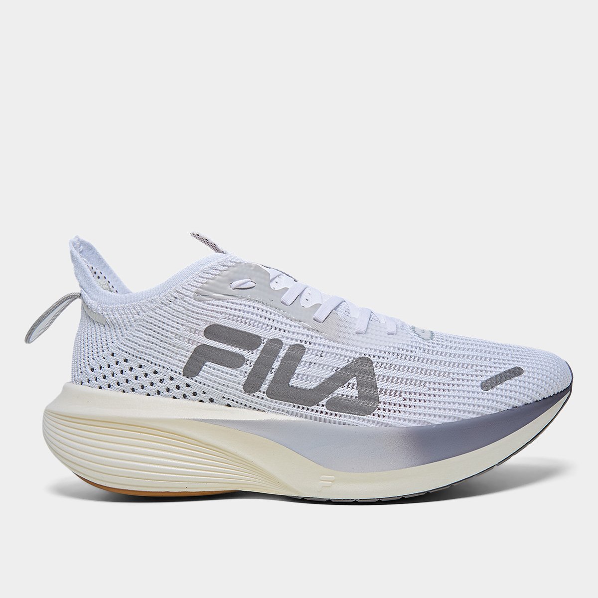 Miniatura Tênis Fila Racer Carbon 2 Feminino Branco+Cinza - 34