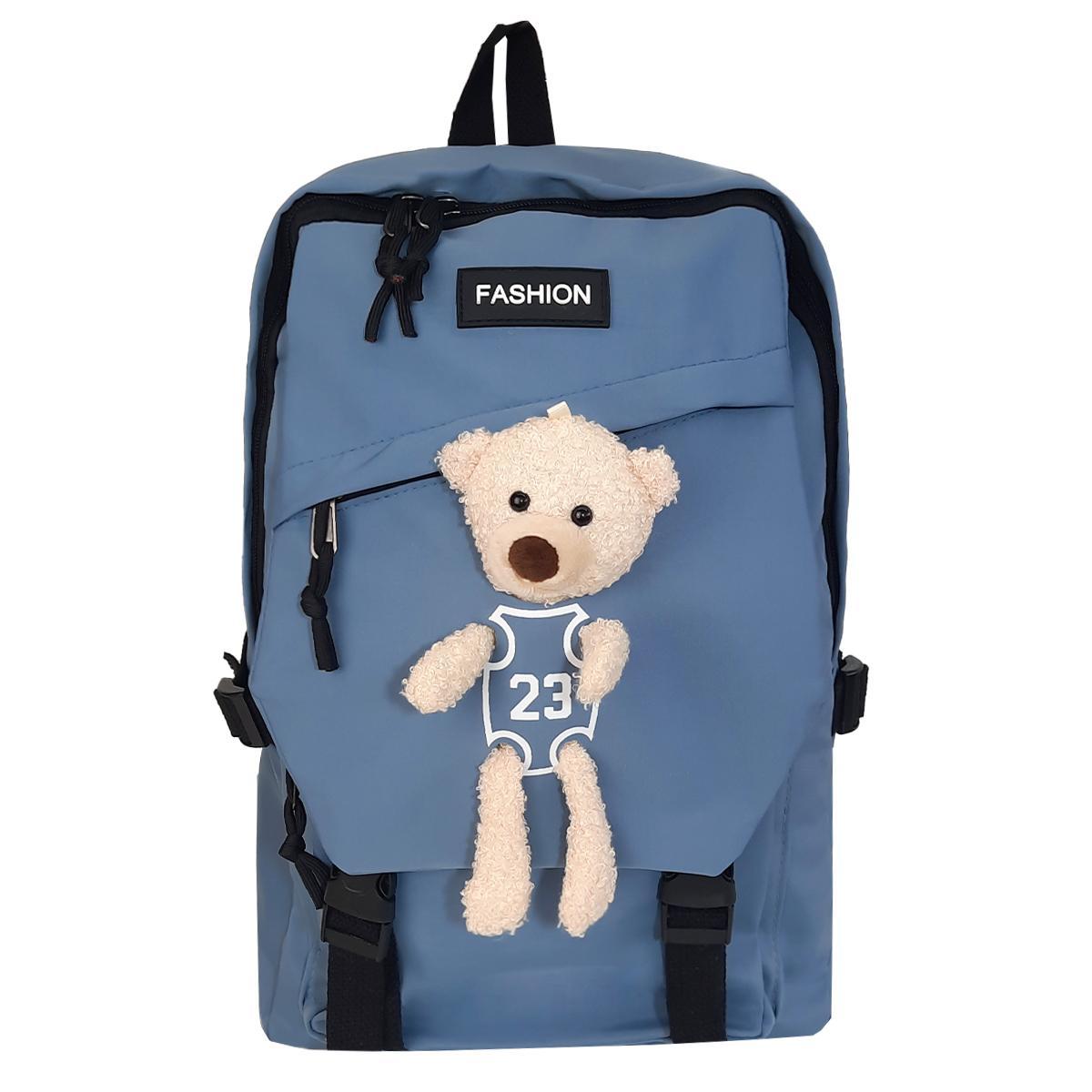 Miniatura Mochila Bolsa Feminina Escolar Bear Fofa Kawaii Impermeável