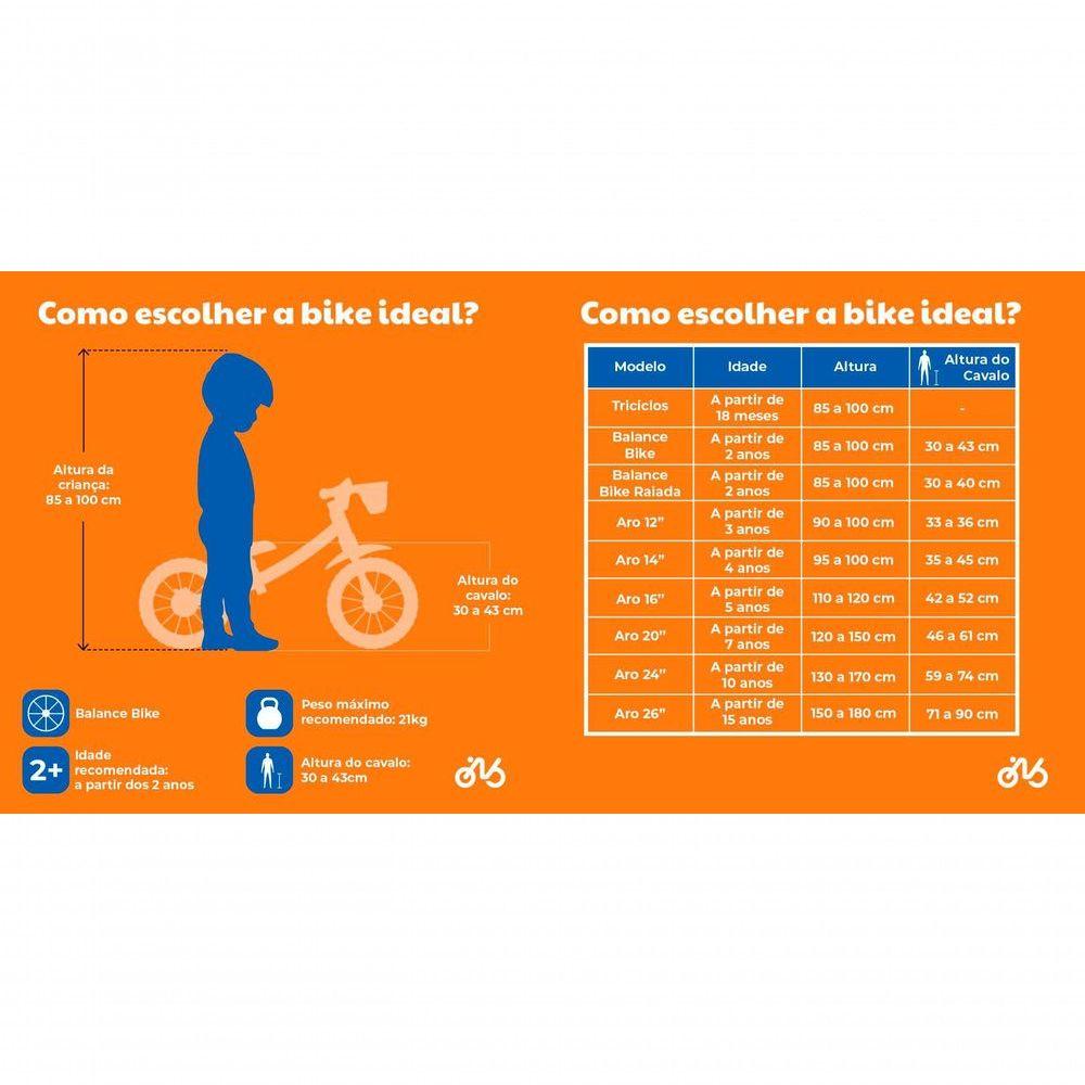 Miniatura Bicicleta Equilibrio Infantil Sem Pedal Bike Balance Aro 12