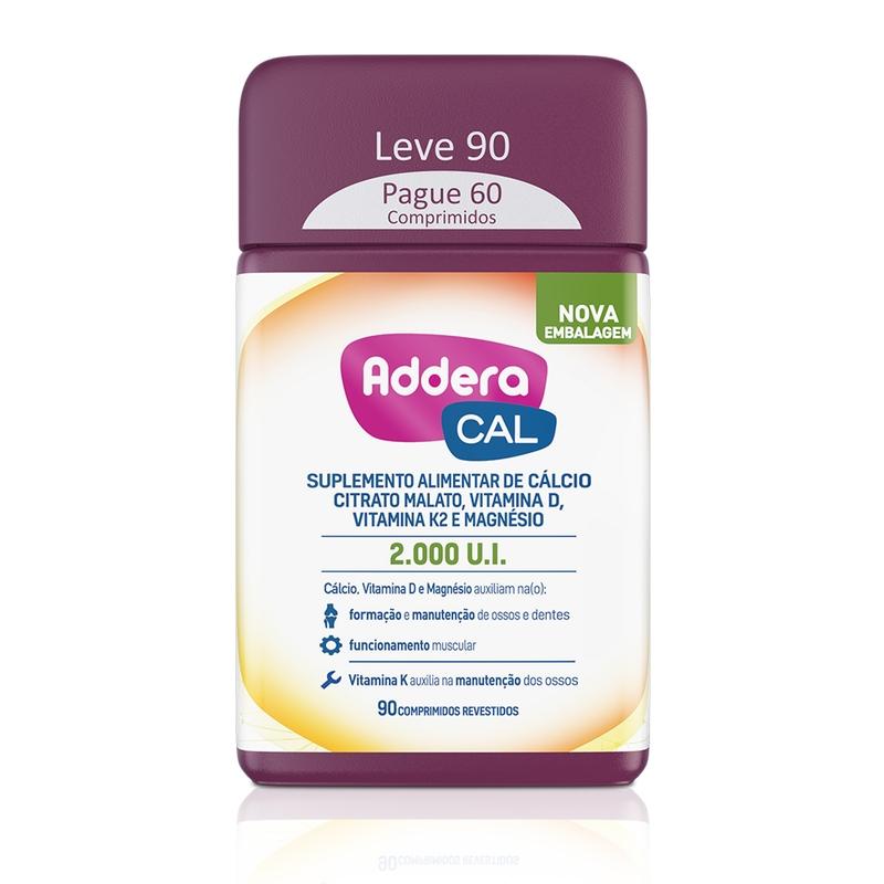 Miniatura Addera Cal 2.000UI 90 Comprimidos Revestidos