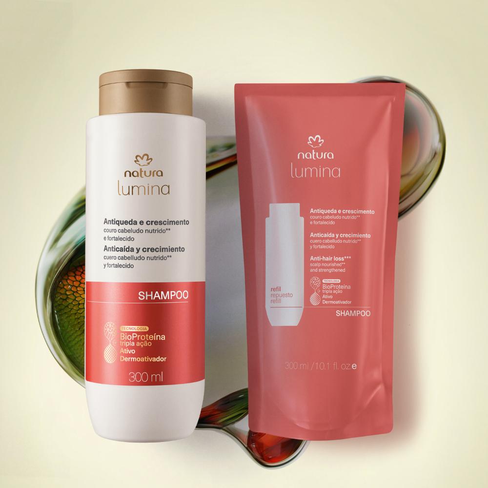 Miniatura Kit Shampoo Estimulante Lumina Antiqueda e Crescimento com Refil