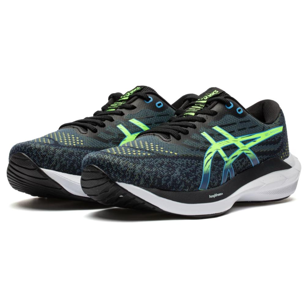 Miniatura Tênis Asics Gel-Nagoya 7 Masculino AZUL/VERDE - 39