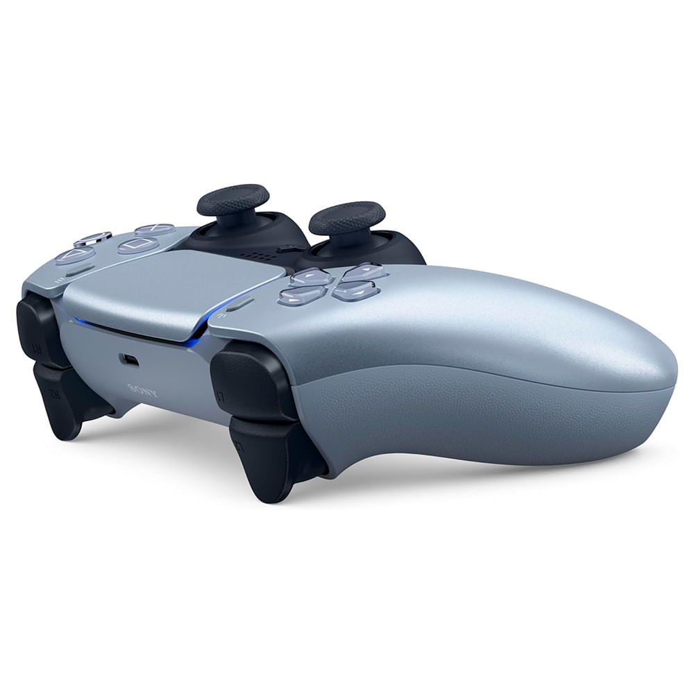 Miniatura Controle Sem Fio DualSense PlayStation 5 Sterling Silver - CFI-ZCT1W 083162006223 - Cinza - 12 meses - Garantia do Fabricante