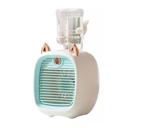 Miniatura Mini Resfriador De Ar Portátil, LED, Grande Ventilação