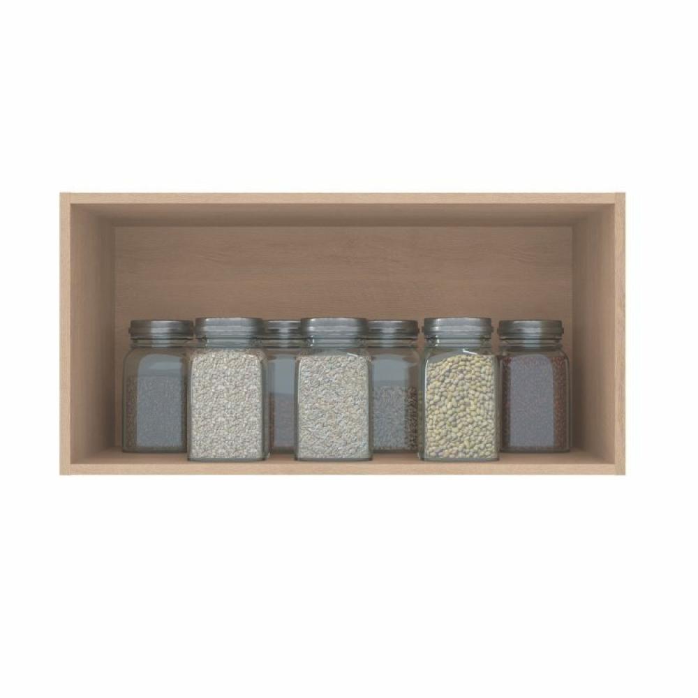 Jogo De Cozinha Modulada 5 Peças Karine Carvalho/Pistache Móveis Sul Moveis Sul Carvalho/Pistache