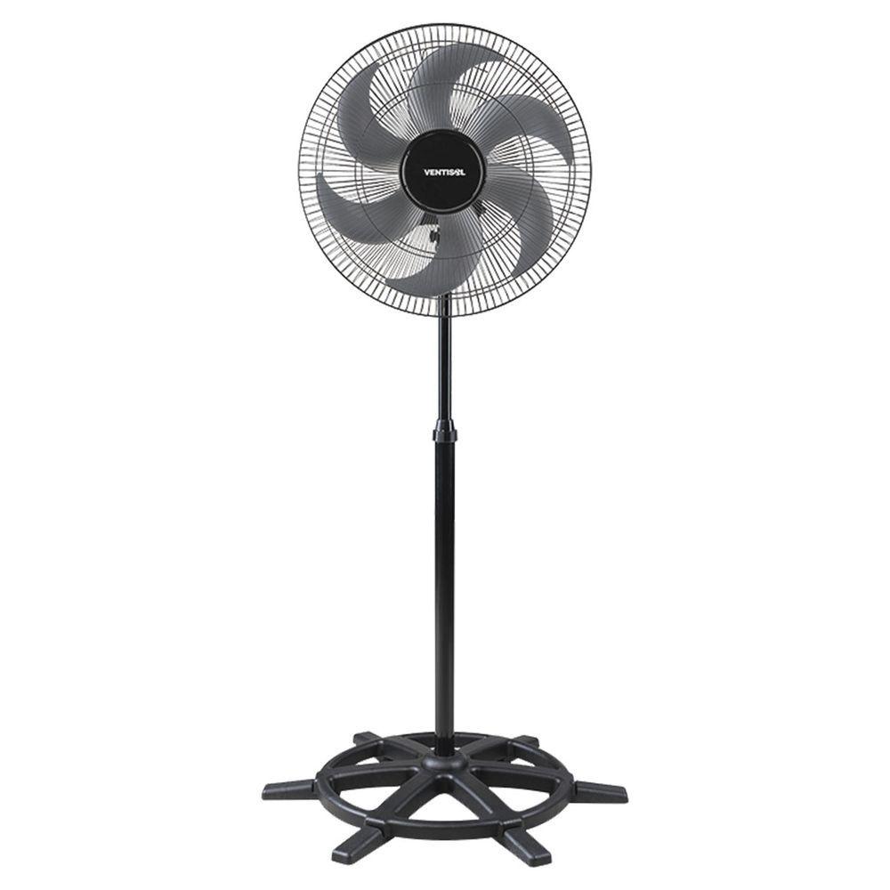 Miniatura Ventilador Oscilante De Coluna 50cm 6 Pás Grade De Aço Bvolt Bivolt