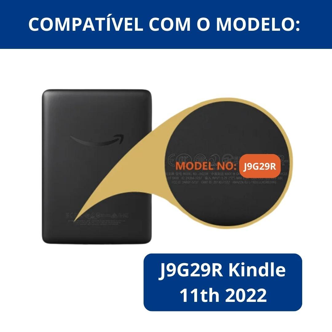 Capa Para Kindle 10 Geração 2019 + Vidro - Couro Sintético