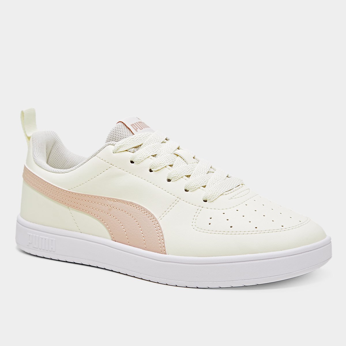 Miniatura Tênis Puma Rickie Feminino Off White+Nude - 34