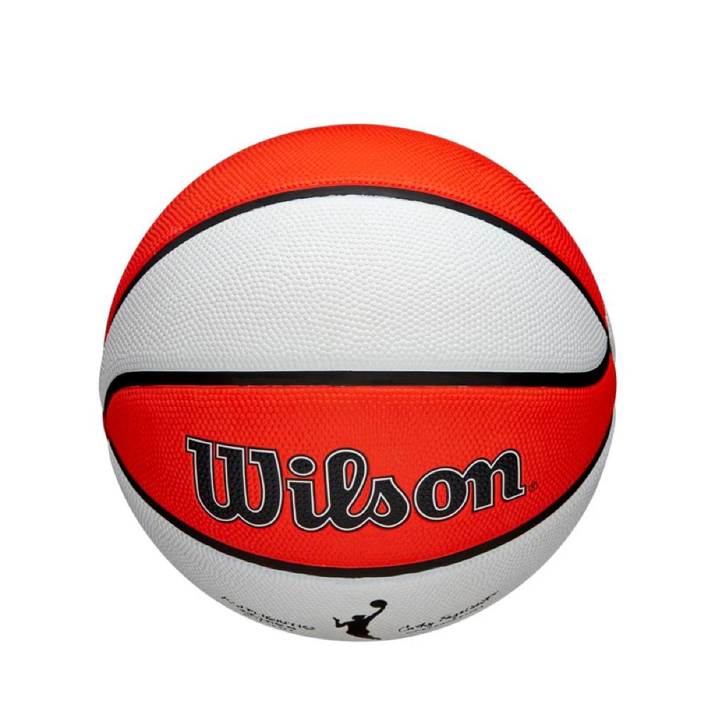 Bola de Basquete Wilson WNBA Authentic Outdoor #6 Branco e Laranja