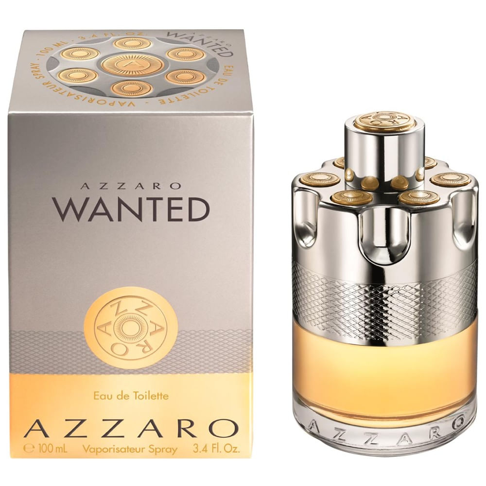 Miniatura Azzaro Wanted Eau de Toilette 100ml Masculino Eau de toilette - Perfume - Masculino - Azzaro - Wanted - Dia - 100ml