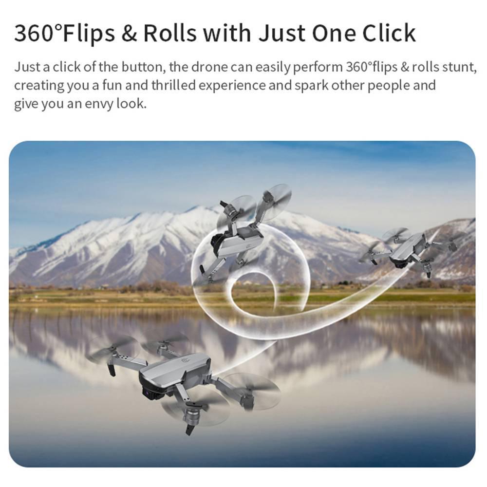 Drone T58 Câmera 1080P Wifi + Bolsa Para Viagem Voo 360