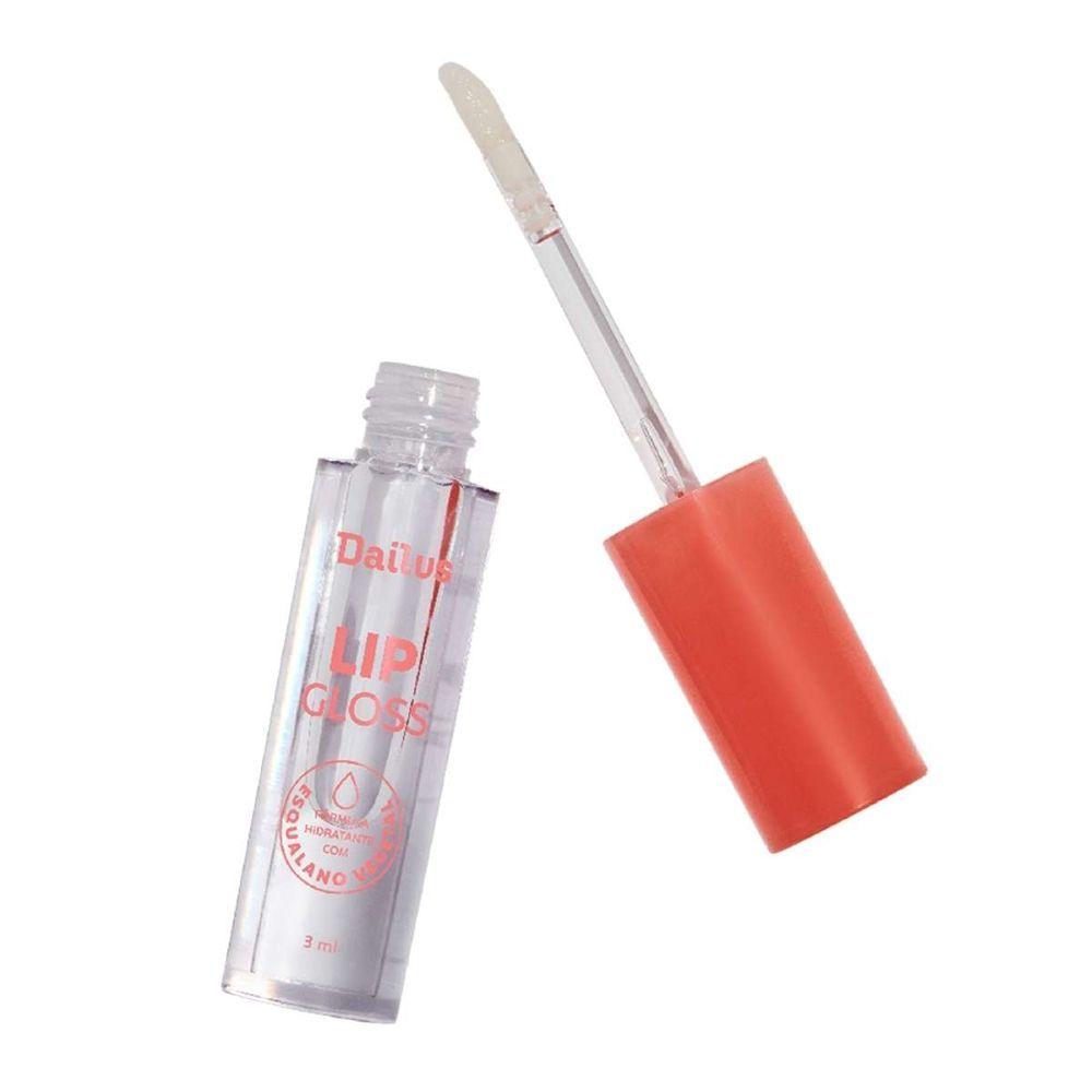 Miniatura Lip Gloss Incolor 5g Dailus Brilho Intenso e Hidratação Para Seus Lábios