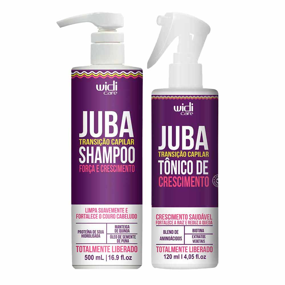 Miniatura Widi Care Juba Transição Kit – Shampoo + Tônico Kit