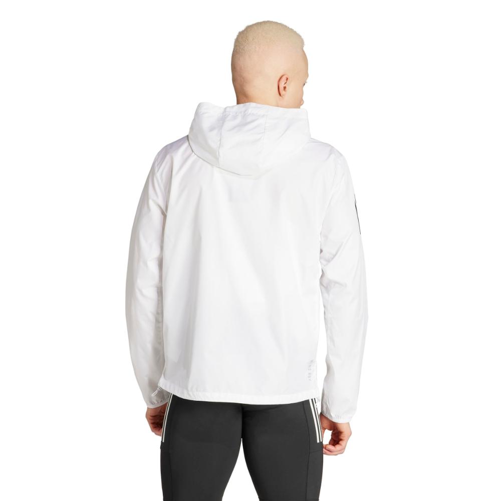 Miniatura Jaqueta Adidas Own The Run Masculino BRANCO/PRETO - G