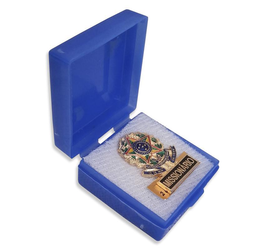 Miniatura Botton Broche Para Missionário