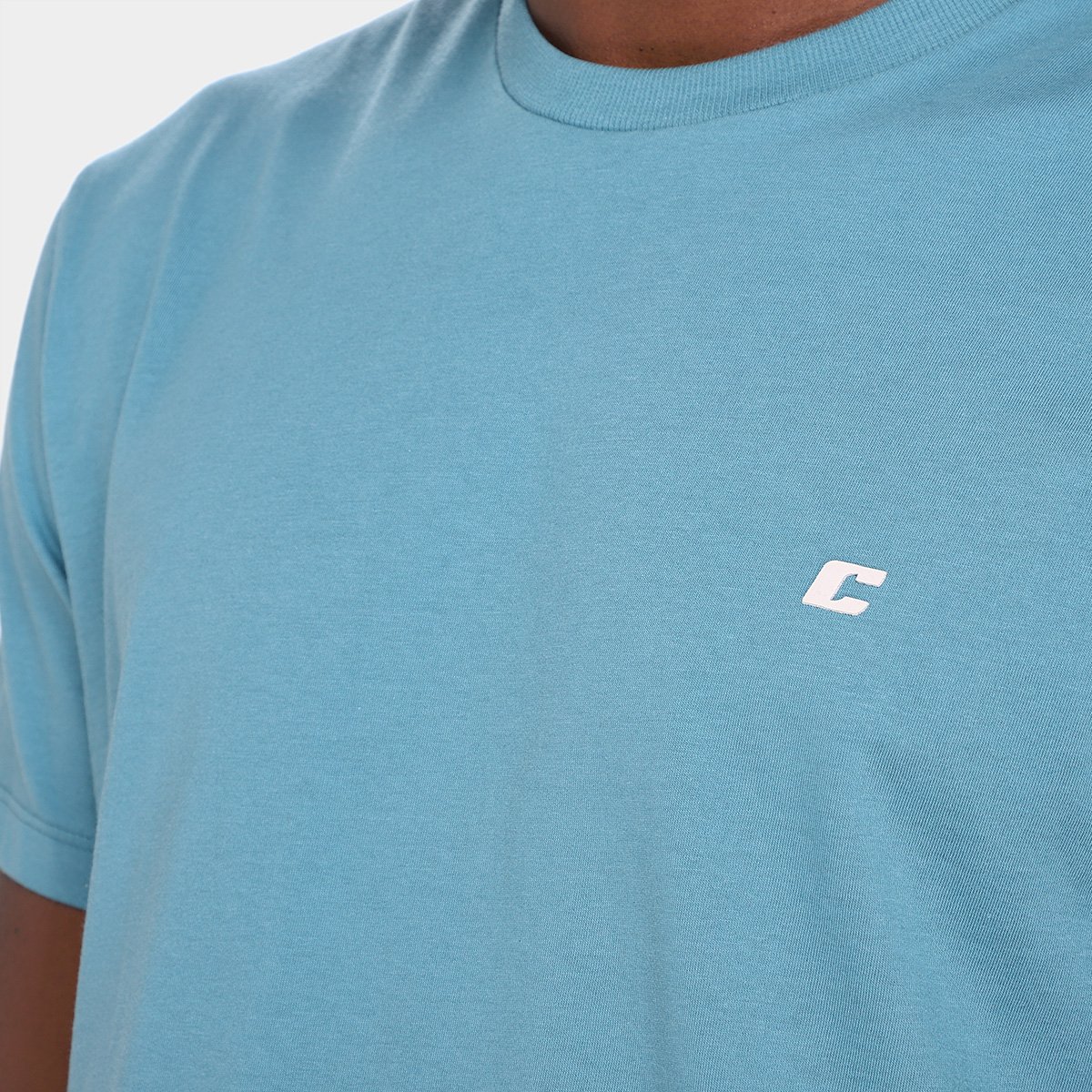 Miniatura Camiseta Colcci Casual Masculina Azul Claro - G