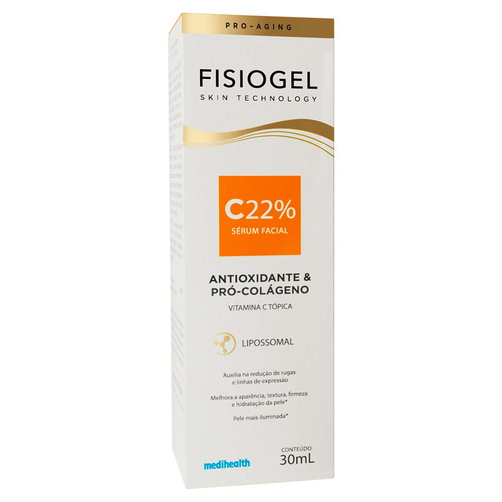 Miniatura Sérum Facial Antioxidante Fisiogel - C22% 30ml