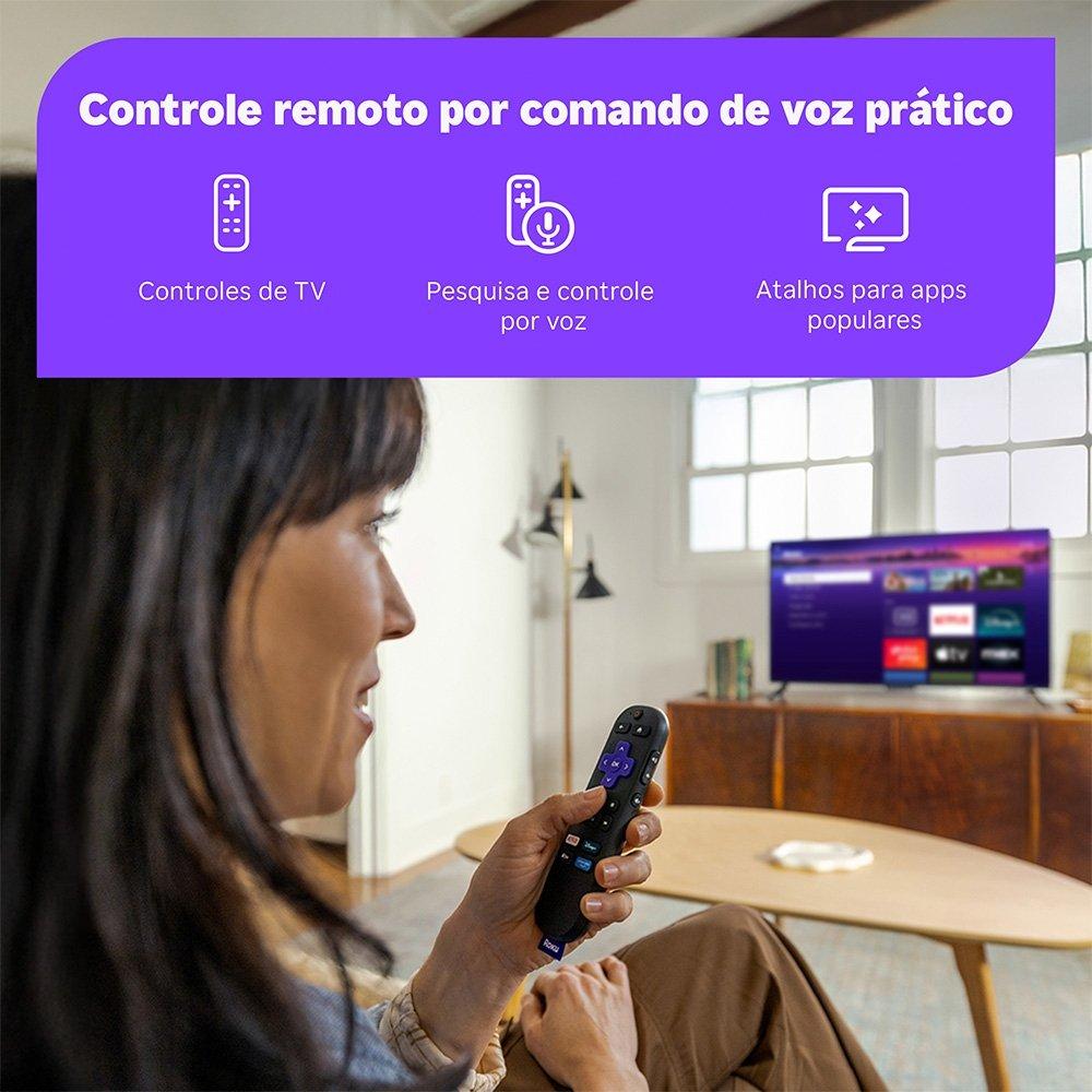 Miniatura Roku Streaming Stick Plus 2025, Dispositivo para TV 4K, com Controle por Voz, Preto - 3830BR