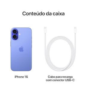 Apple iPhone 16 128GB 6,1" 48MP Ultramarino