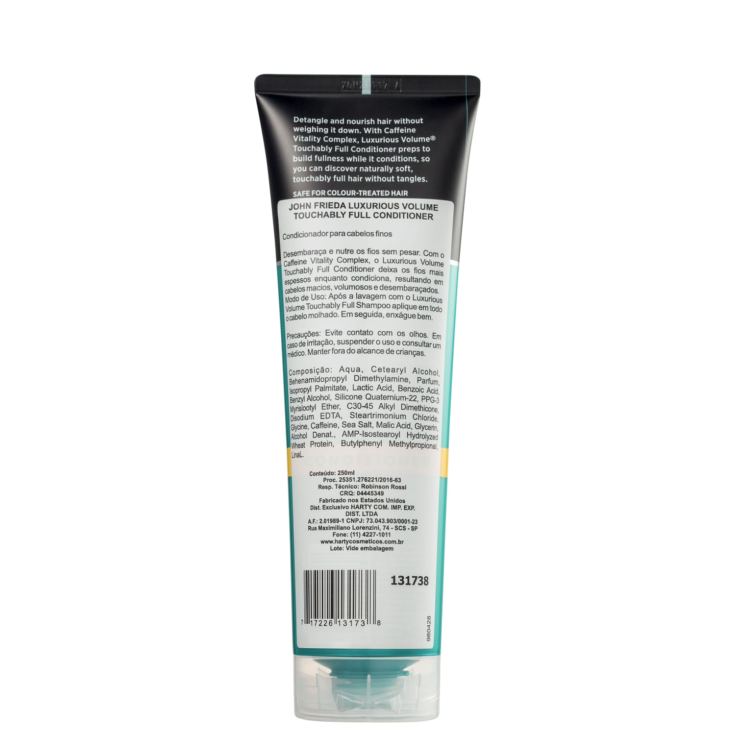 Miniatura John Frieda Luxurious Volume Full Splend- Condic. 250ml Blz