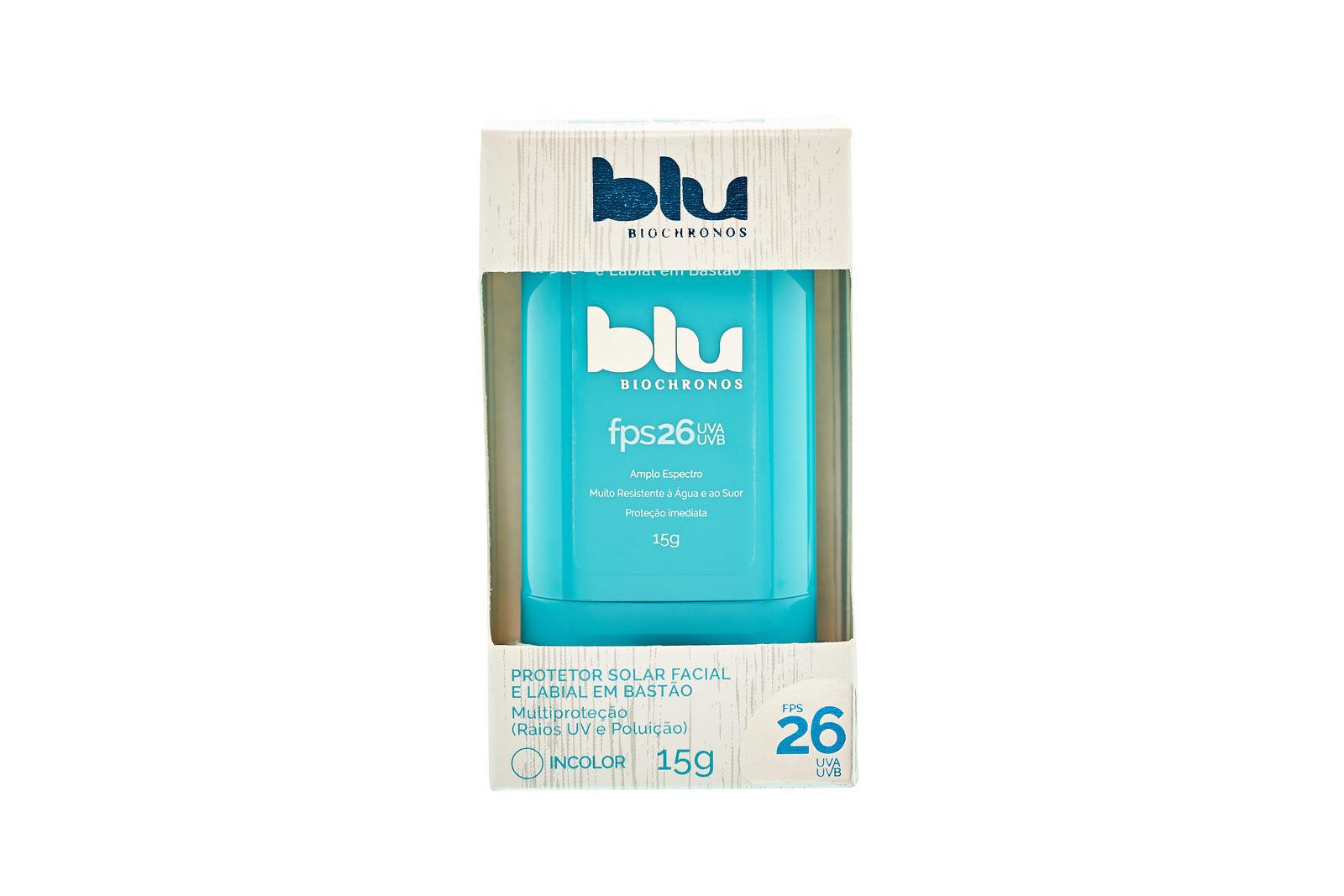 Miniatura Protetor Solar Incolor E Vegano Em Bastão - Blu Biochronos