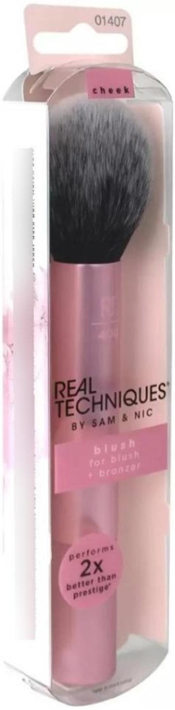 Miniatura Pincel Real Techniques Blush Brush 400 - Macio e Natural