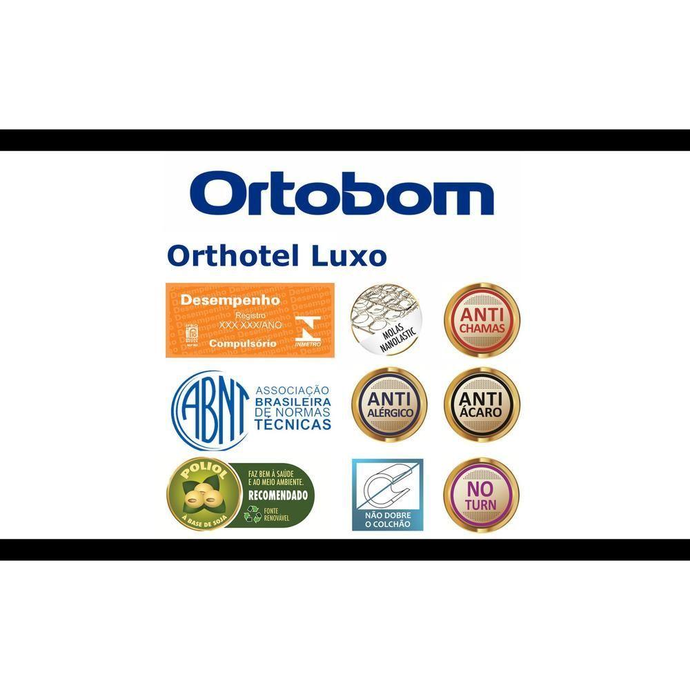 Miniatura Colchão Orthotel Luxo Casal (138X188X27) - Molas Superlastic Ortobom