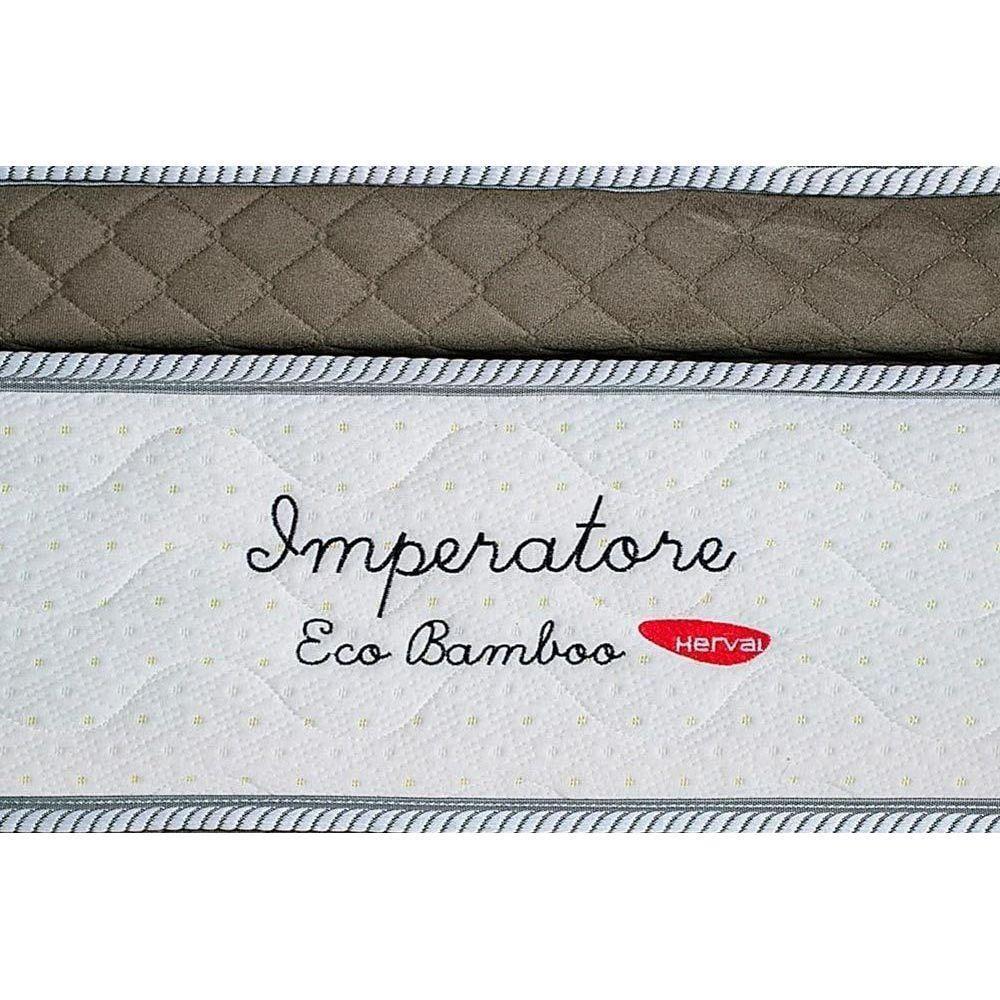 Colchão Queen Visco Masterpocket Imperatore Eco Bamboo Euro Pillow (158x198x34) Herval