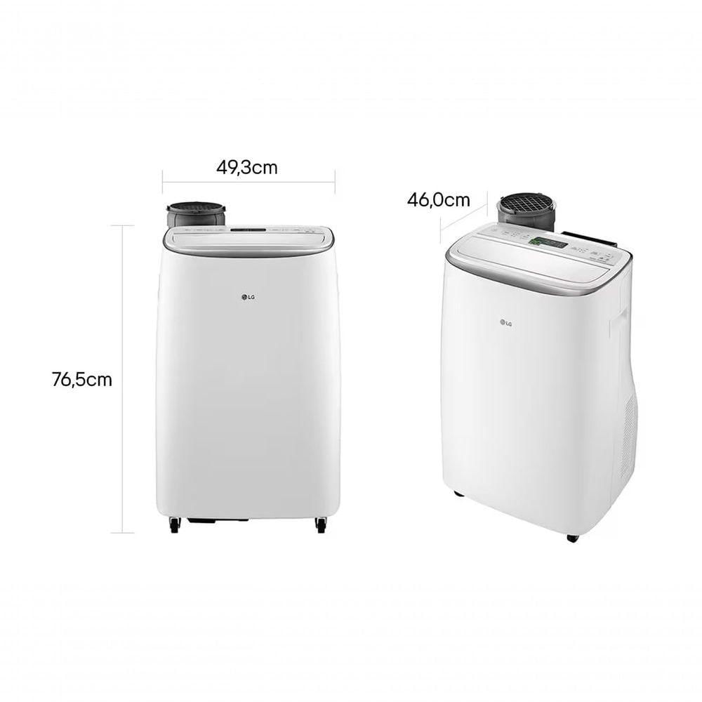 Miniatura Ar Condicionado LG Dual Inverter AI Portátil 14.000 BTUs Frio 110V