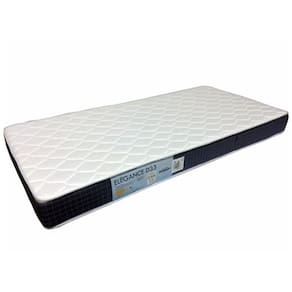 Miniatura Colchão Solteiro Ortobom Elegance Espuma D33 17x88x188 cm - Branco/Azul